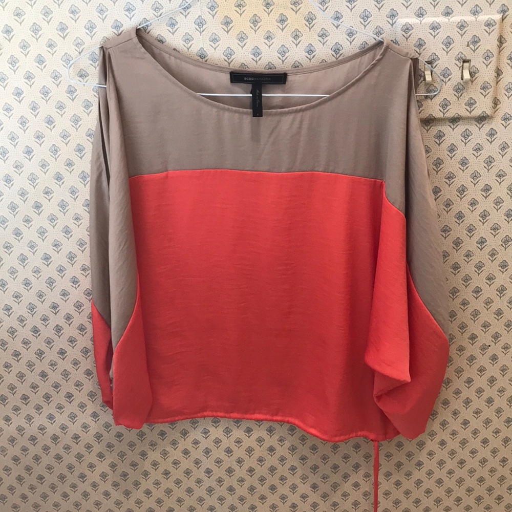 BCBG silk top